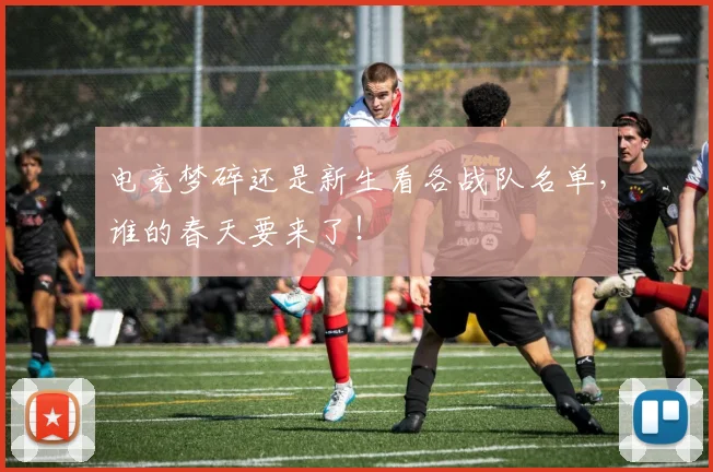 电竞梦碎还是新生看各战队名单，谁的春天要来了！